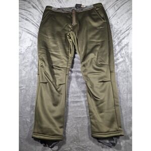 NWT Chene Sherpa Fleece Wader Pant Mens 3XL Olive/4-way stretch/adjust belt